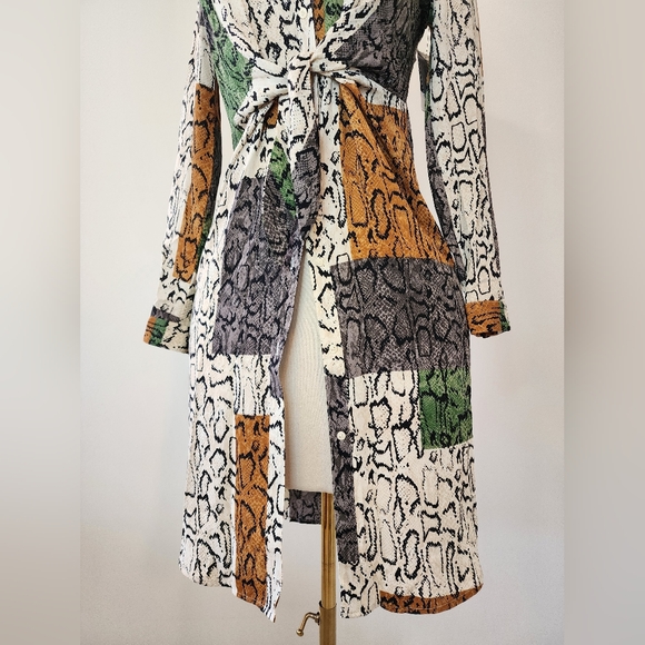 Nine West Heritage Stripe Collection Extra Small Button-Up Dress NWT - Picture 6 of 15